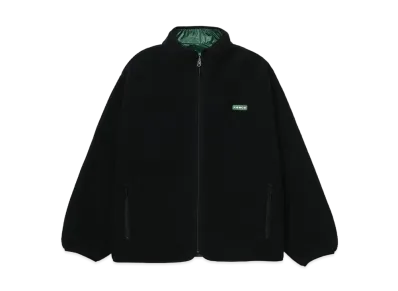 KEBOZ x NANGA Reversible Boa Jacket "Black/Green"
