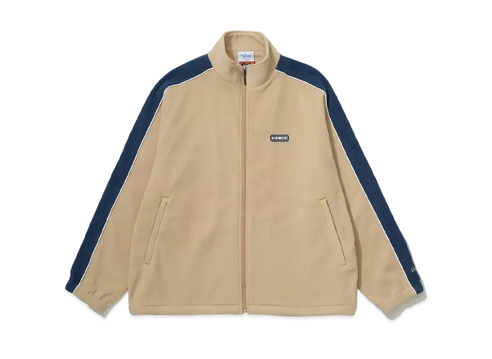KEBOZ x NANGA Fleece Track Jacket "Cream"