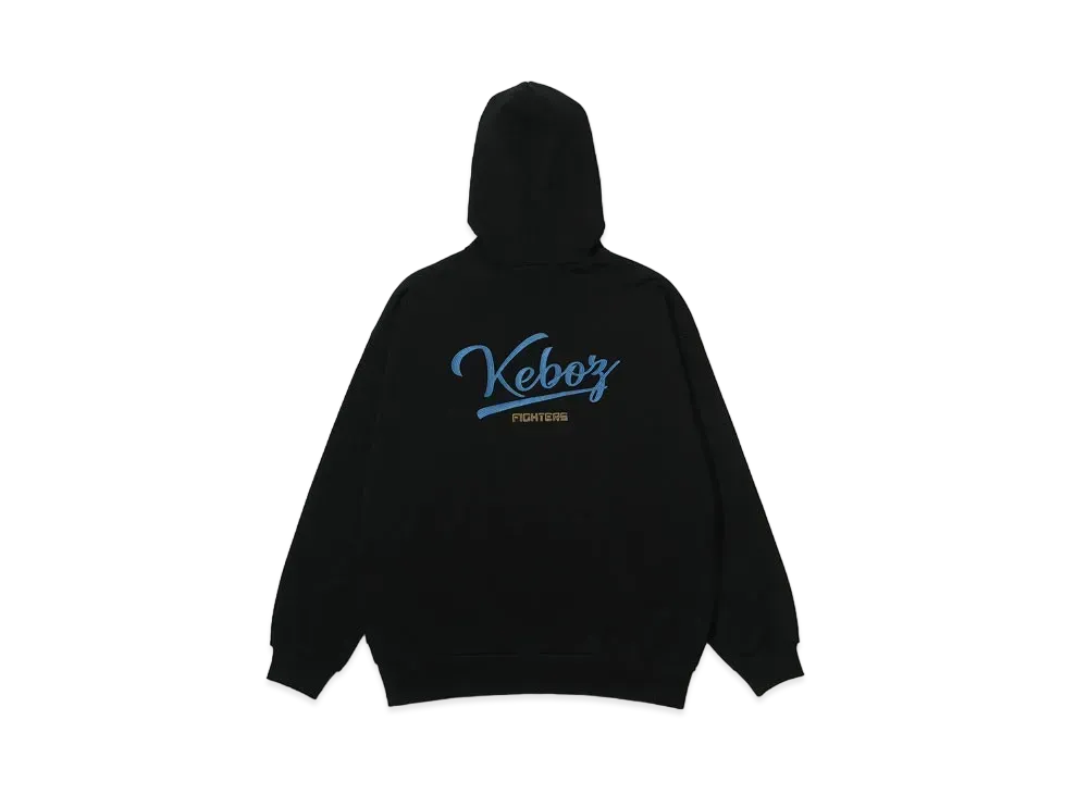 KEBOZ x FIGHTERS Logo Sweat Hoodie "Black"