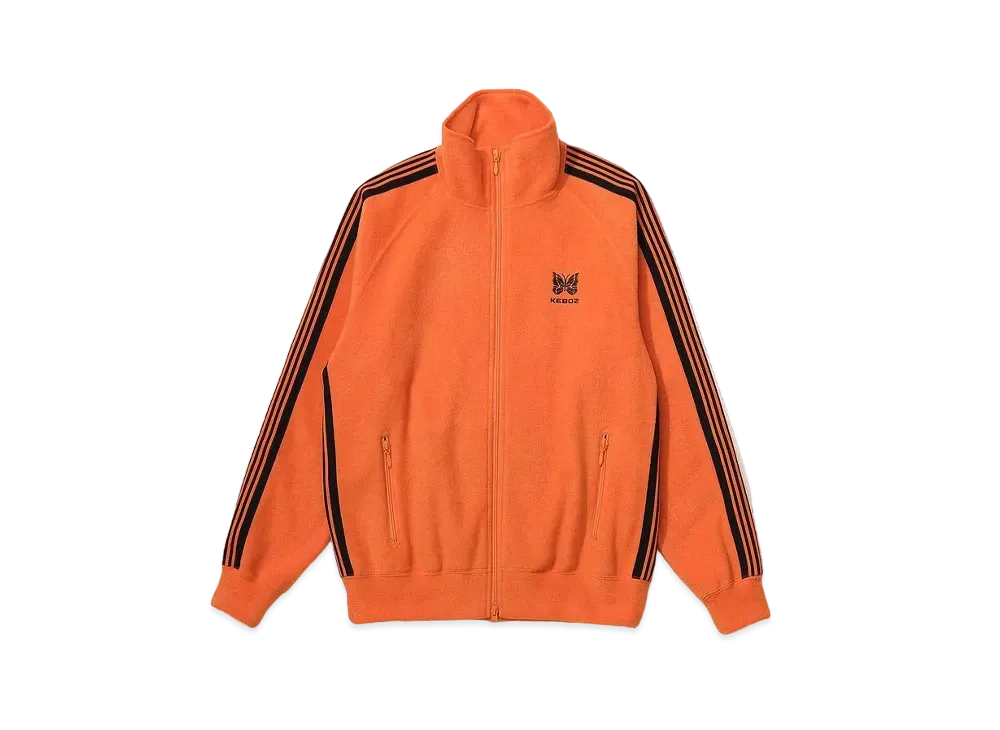 KEBOZ x NEEDLES Fleece Zipped Track Pants "Olive/Brown" "Olive/Brown"