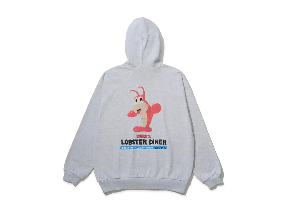 KEBOZ x ALL GOOD STORE Chef Lob Sweat Hoodie "Heather Gray"