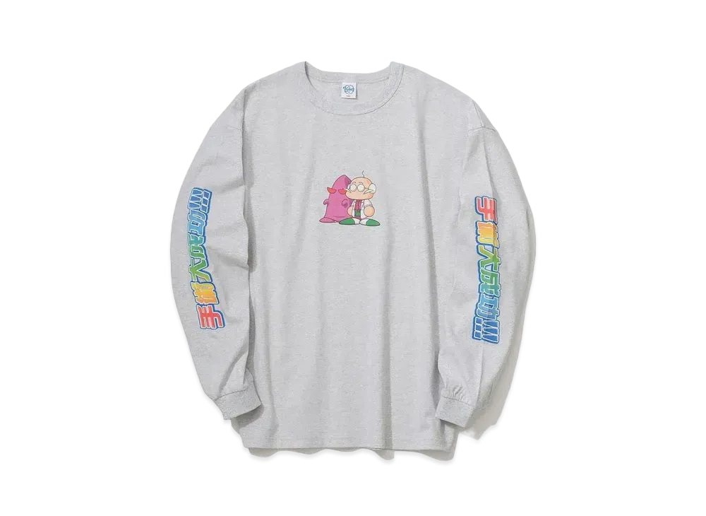 KEBOZ x PAWAPURO Daijobu LS Tee "Gray"