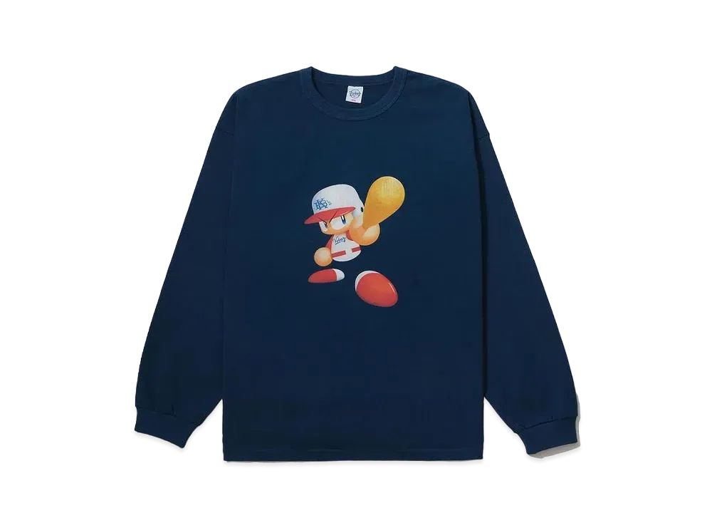 KEBOZ x PAWAPURO LS Tee "Royal Navy"