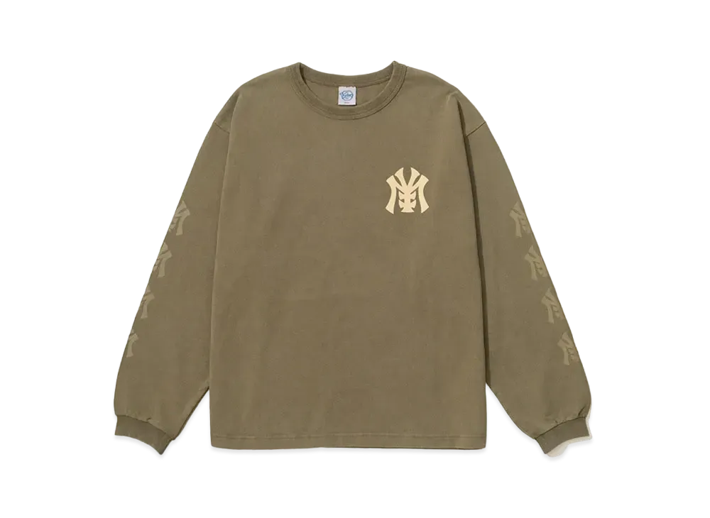 KEBOZ x MIYACHI L/S Tee "Washed Cream"