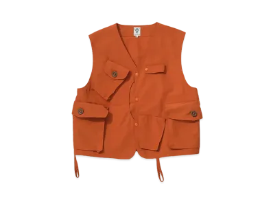 KEBOZ x SOUTH2 WEST8 Tenkara Vest "Orange"