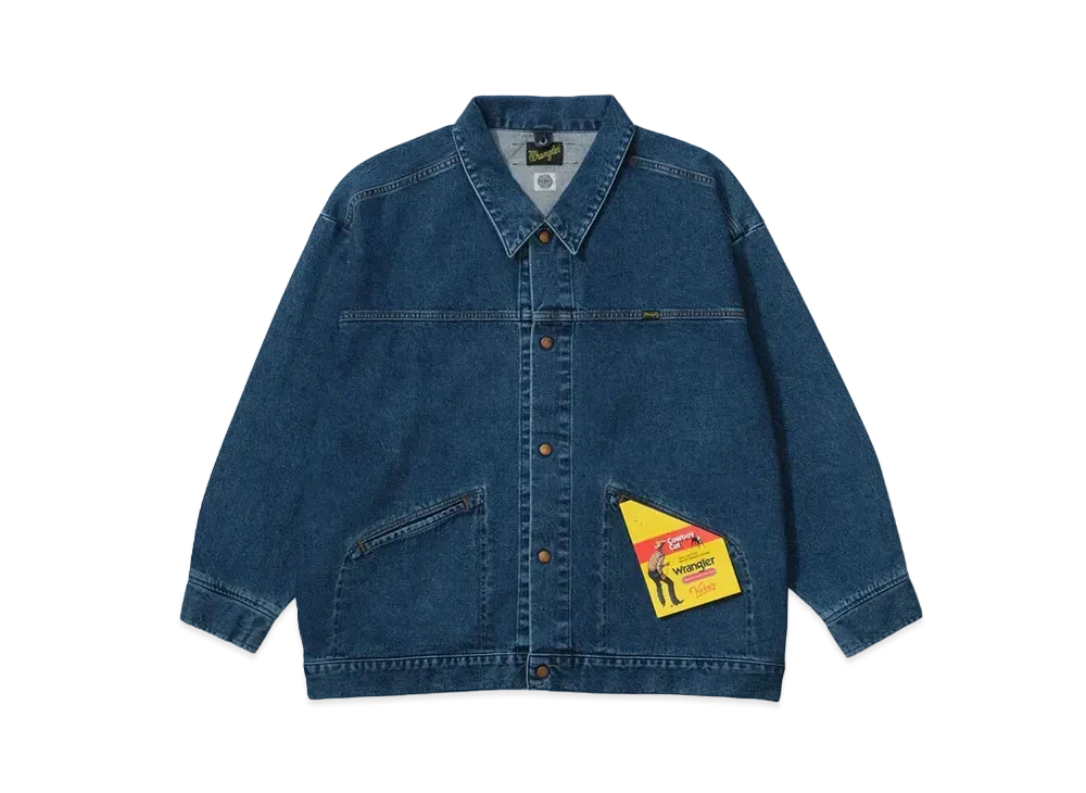 KEBOZ x WRANGLER Wide Denim Jacket "Light Blue"