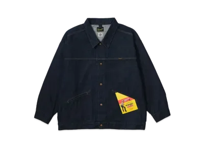 KEBOZ x WRANGLER Wide Denim Jacket "Dark Blue"
