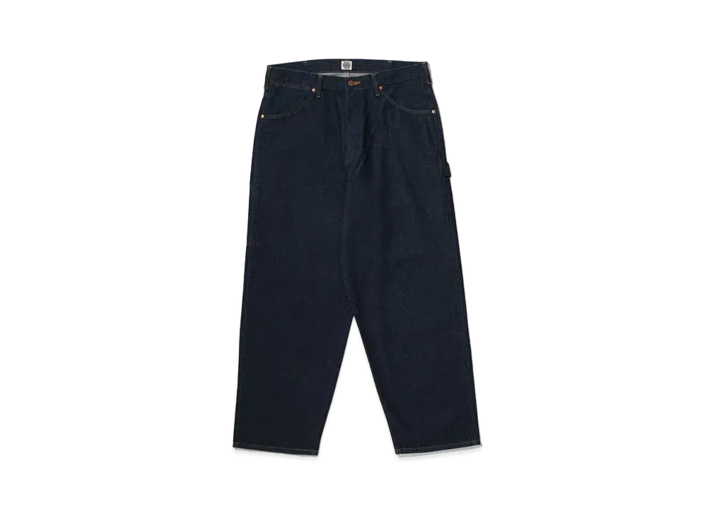 KEBOZ x WRANGLER Wide Denim Pants "Dark Blue"