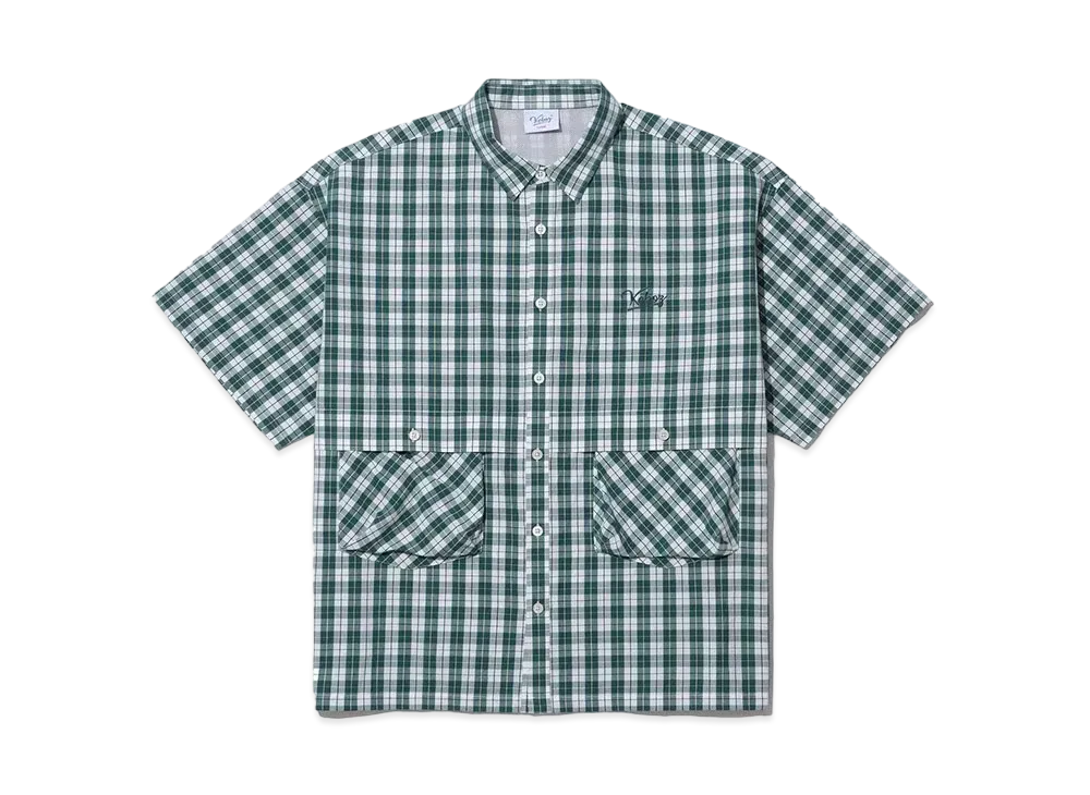 KEBOZ Check Ball S/S Shirt "Green"