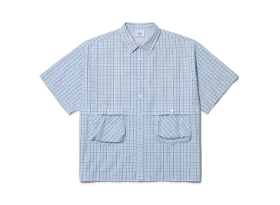 KEBOZ Check Ball S/S Shirt "Blue"