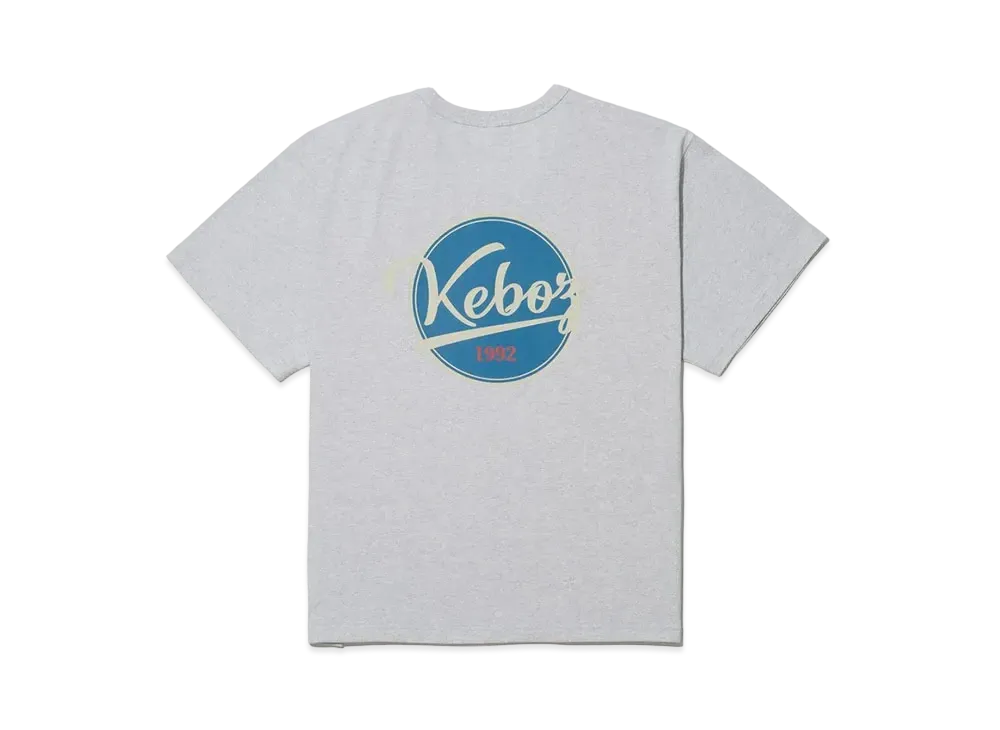 KEBOZ BB Logo S/S Tee "Mix Gray"
