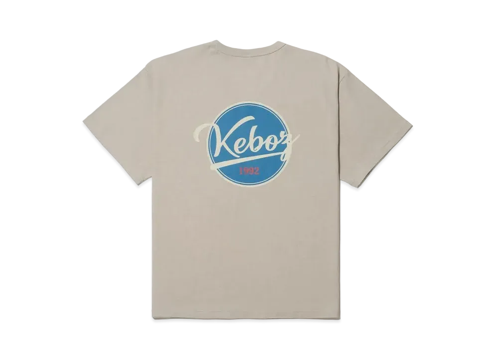 KEBOZ BB Logo S/S Tee "Sand Beige"