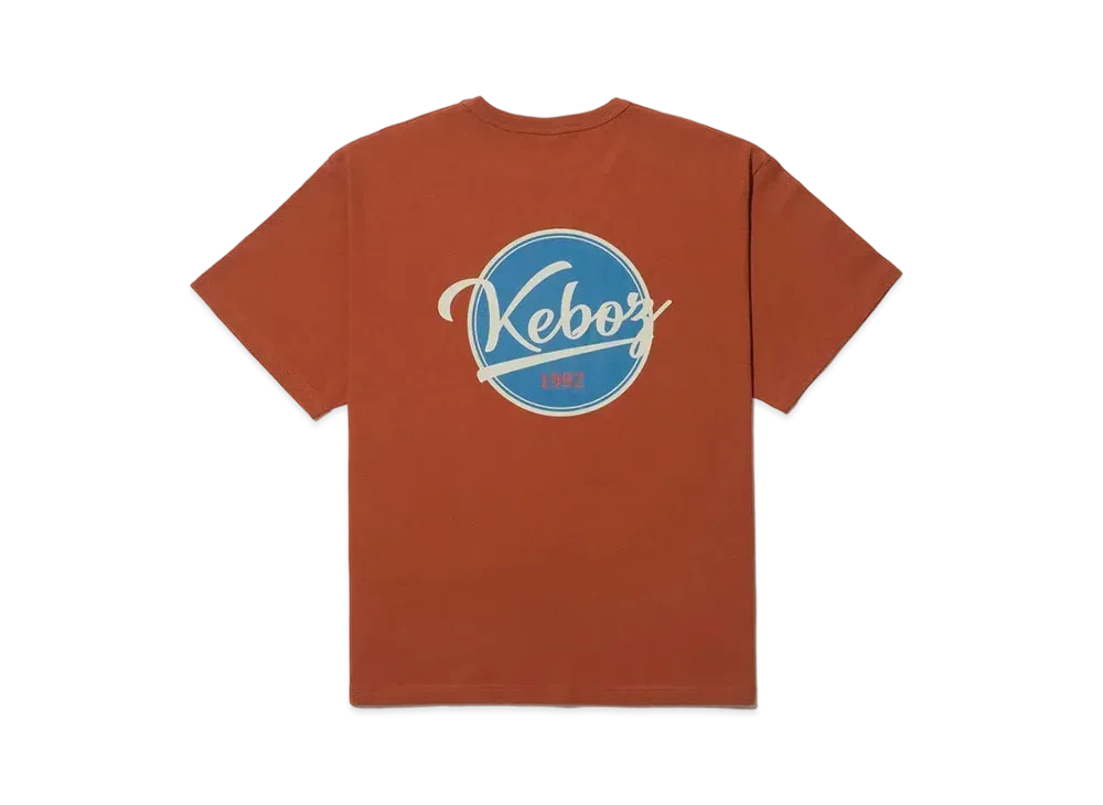KEBOZ BB Logo S/S Tee "Texas Orange"