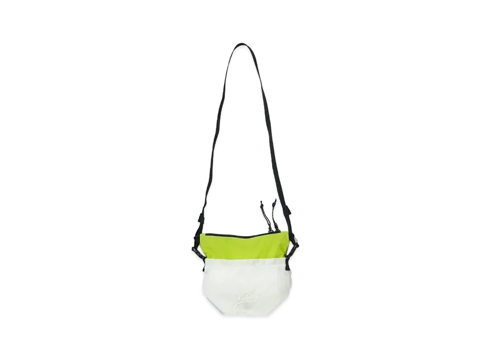 KEBOZ Grid Mini Shoulder "White/Light Green"