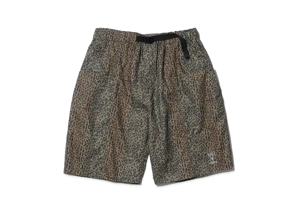KEBOZ x SOUTH2 WEST8 Belted C.S. Short "Leopard"