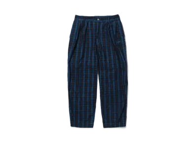 KEBOZ Summer Corduroy Check Pants "Blue"