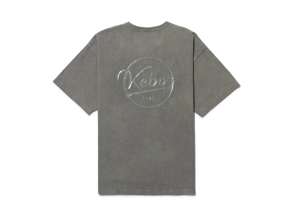 KEBOZ Garment BB Logo S/S Tee "Charcoal Gray"