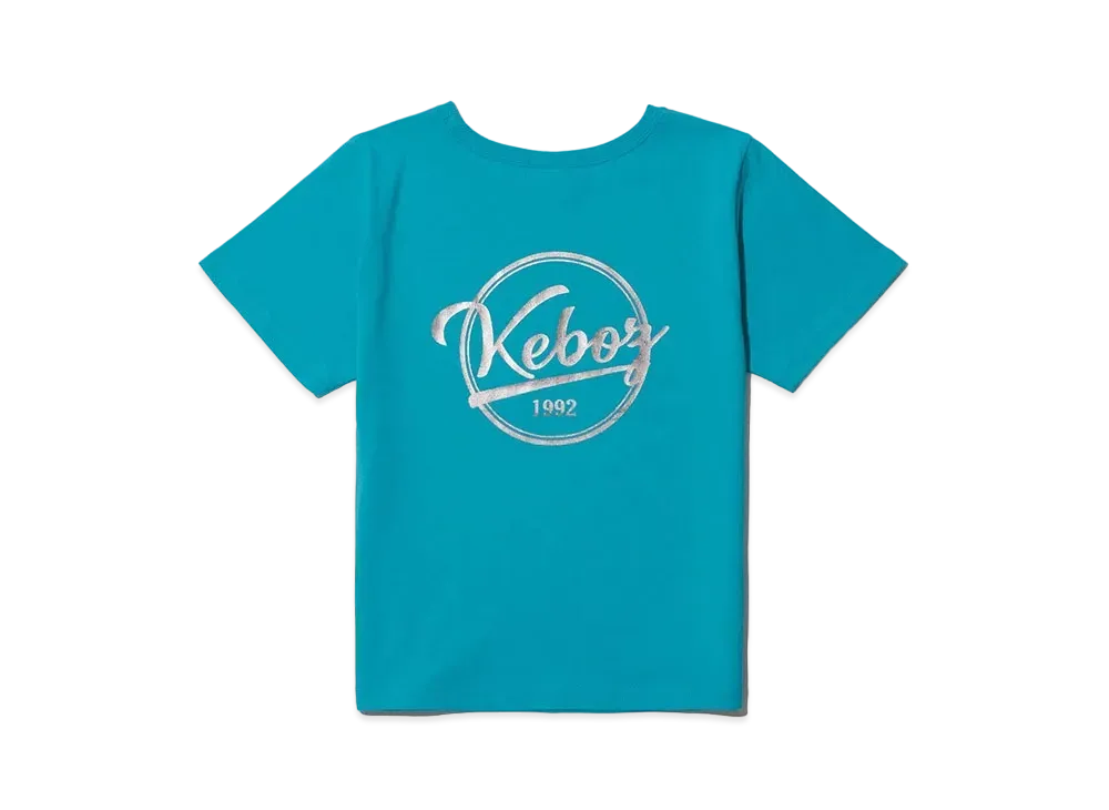 KEBOZ Metallic BB Logo S/S Tee "Turquoise"