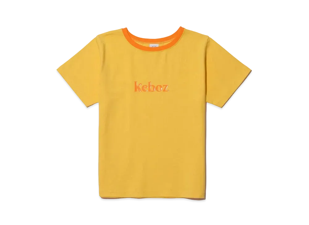 KEBOZ KW Ringer S/S Tee "Lemon"