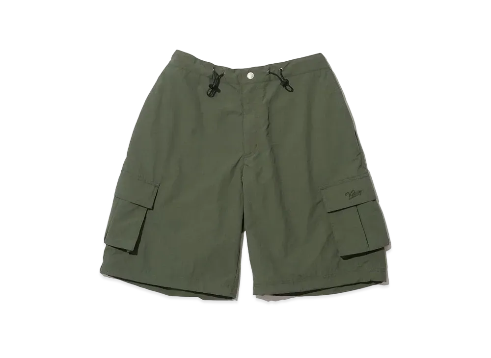 KEBOZ Nylon Cargo Shorts "Olive"