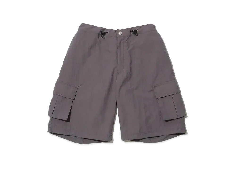 KEBOZ Nylon Cargo Shorts "Charcoal Gray"