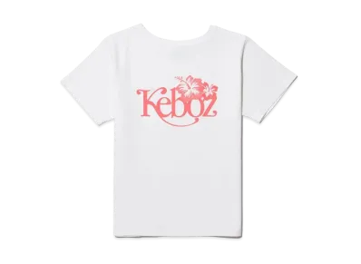KEBOZ Hibiscus S/S Tee "White"