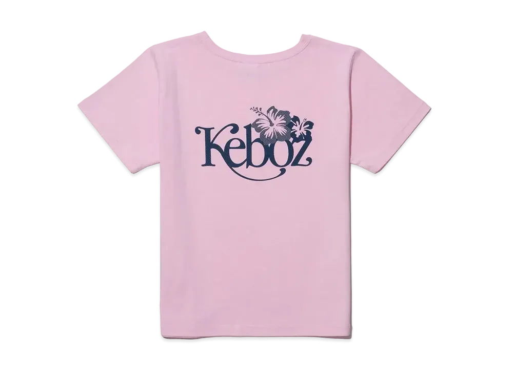 KEBOZ Hibiscus S/S Tee "Pink"