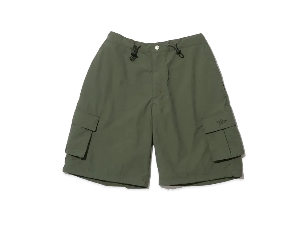 KEBOZ Nylon Cargo Shorts "Olive"