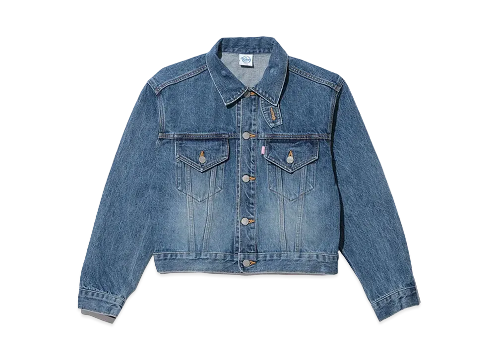 KEBOZ Vintage 2Way Denim Jacket "L.Blue"