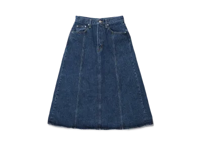 KEBOZ Panel Denim Skirt "Blue"