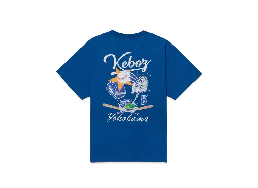 KEBOZ x BAYSTARS Yokohama City S/S Tee "Cerulean"
