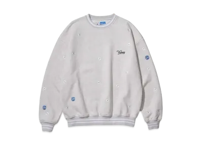 KEBOZ x NICK GEAR x Firsthand Crew Sweat "Gray"