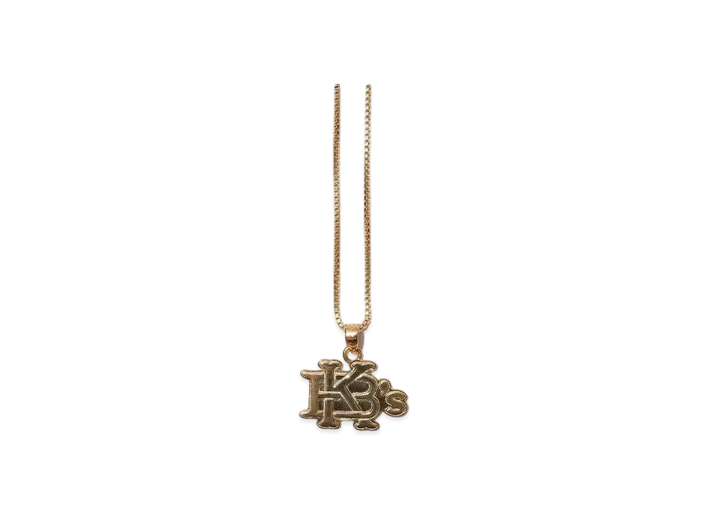 KEBOZ Efg Logo Necklace "Gold"