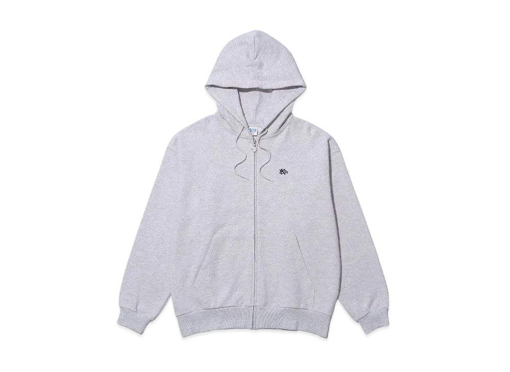 KEBOZ Small Efg Sweat Full Zip Hoodie "Gray"