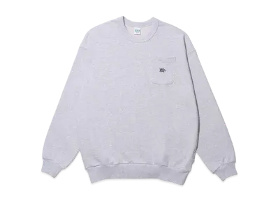 KEBOZ Small Efg Pocket Sweat Crewneck "Gray"