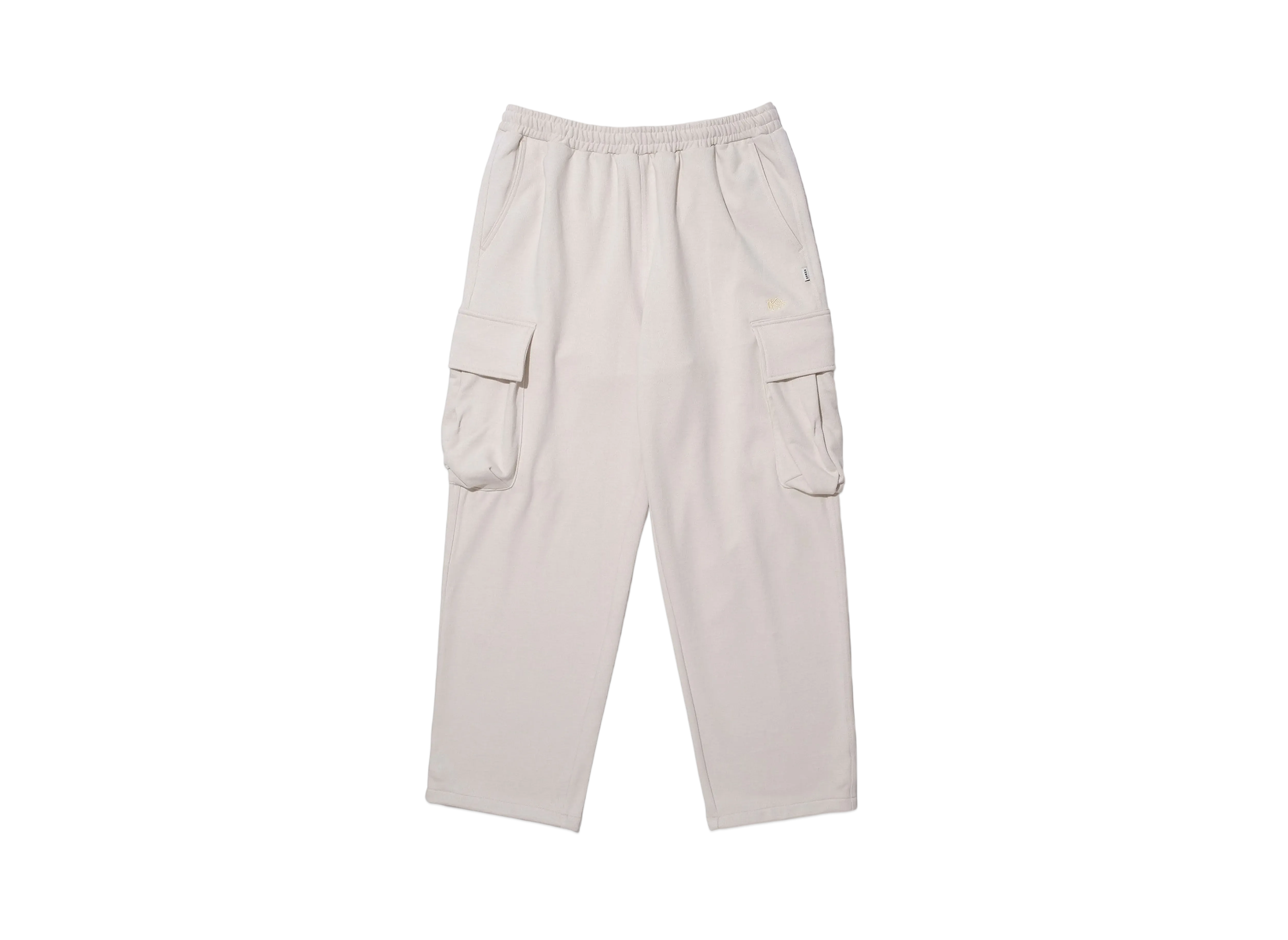 KEBOZ Small Efg Sweat Cargo Pants "Cream"