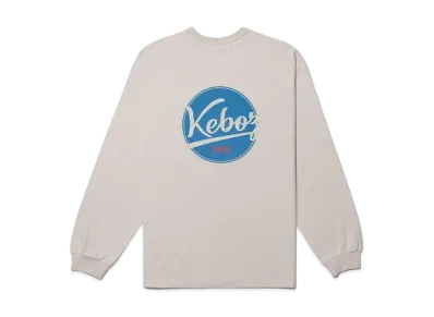 KEBOZ Bb Logo L/S Tee "Cream"