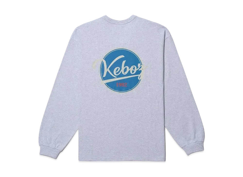 KEBOZ Bb Logo L/S Tee "Gray"