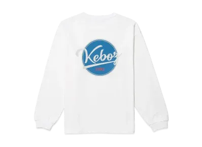 KEBOZ Bb Logo L/S Tee "White"
