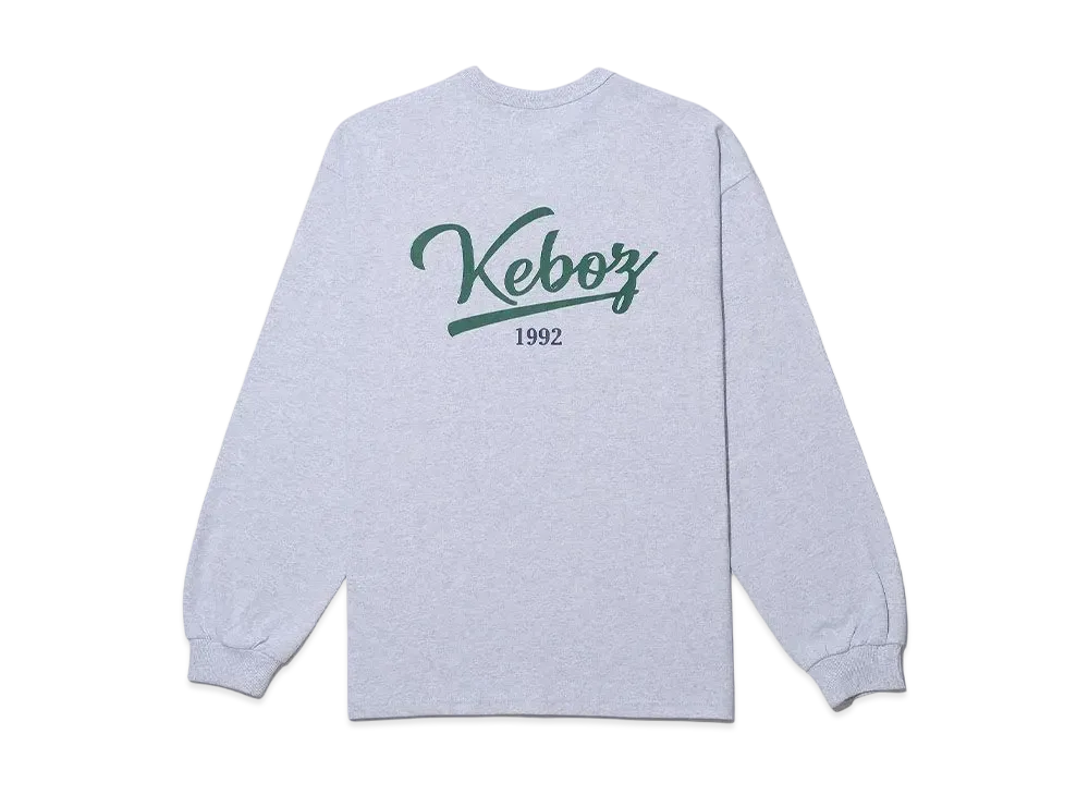 KEBOZ Icon Logo L/S Tee "Gray"