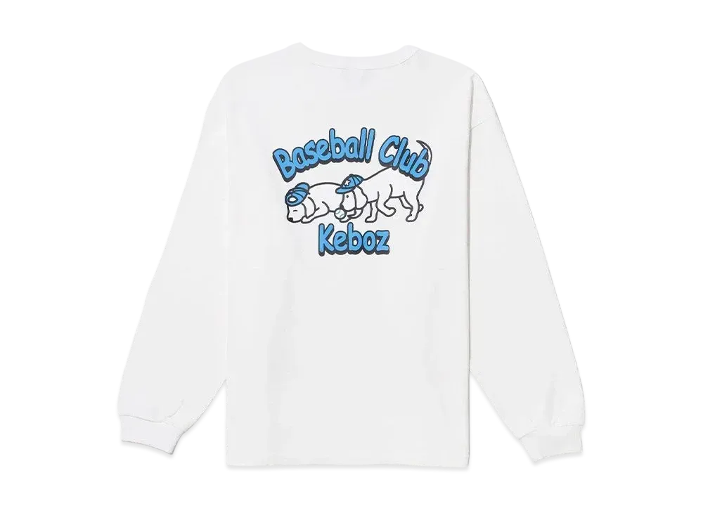 KEBOZ Bdr2 L/S Tee "White"
