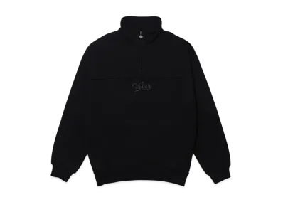 KEBOZ Piping Half Zip Sweat Pullover "Black"