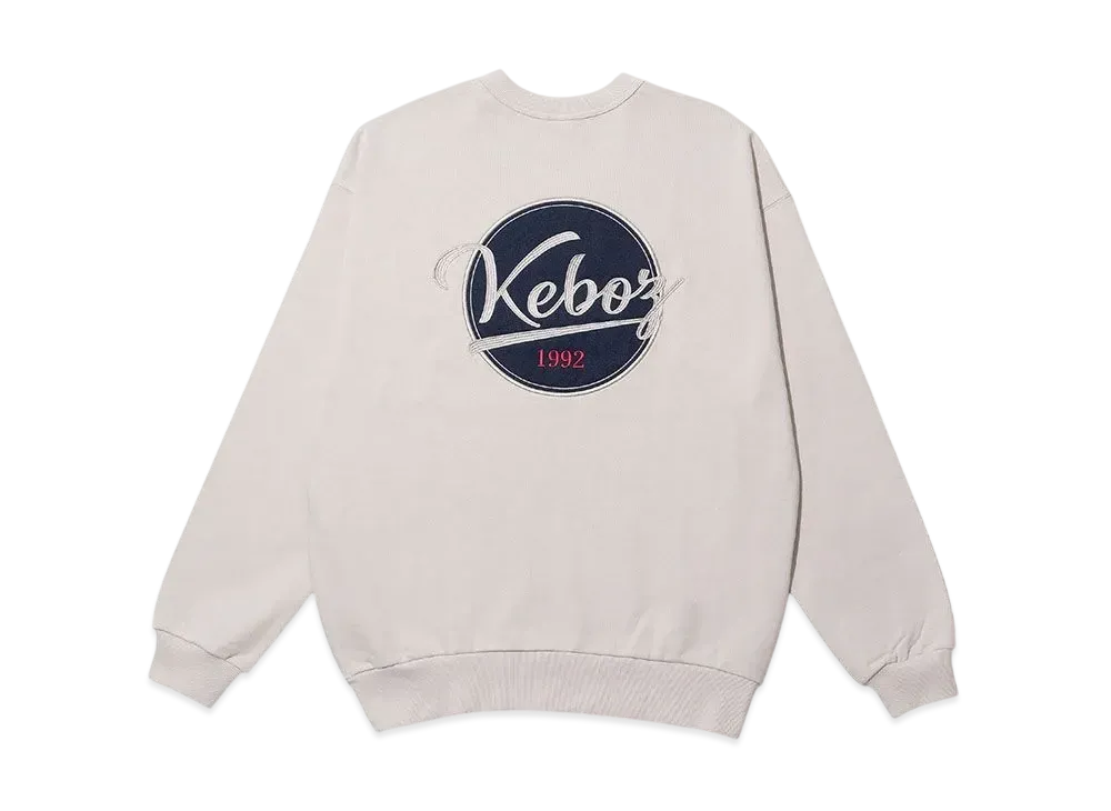 KEBOZ Bb Logo Sweat Crewneck "Cream"