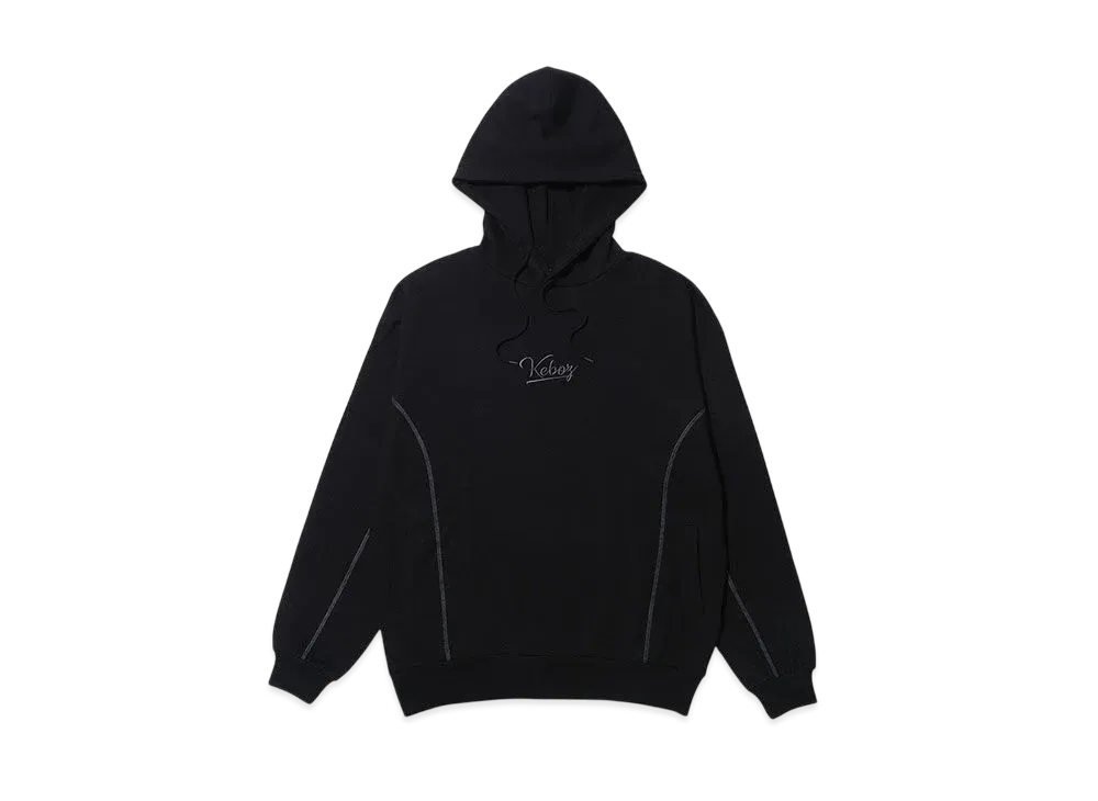 KEBOZ Ball Stitch Sweat Hoodie "Black"