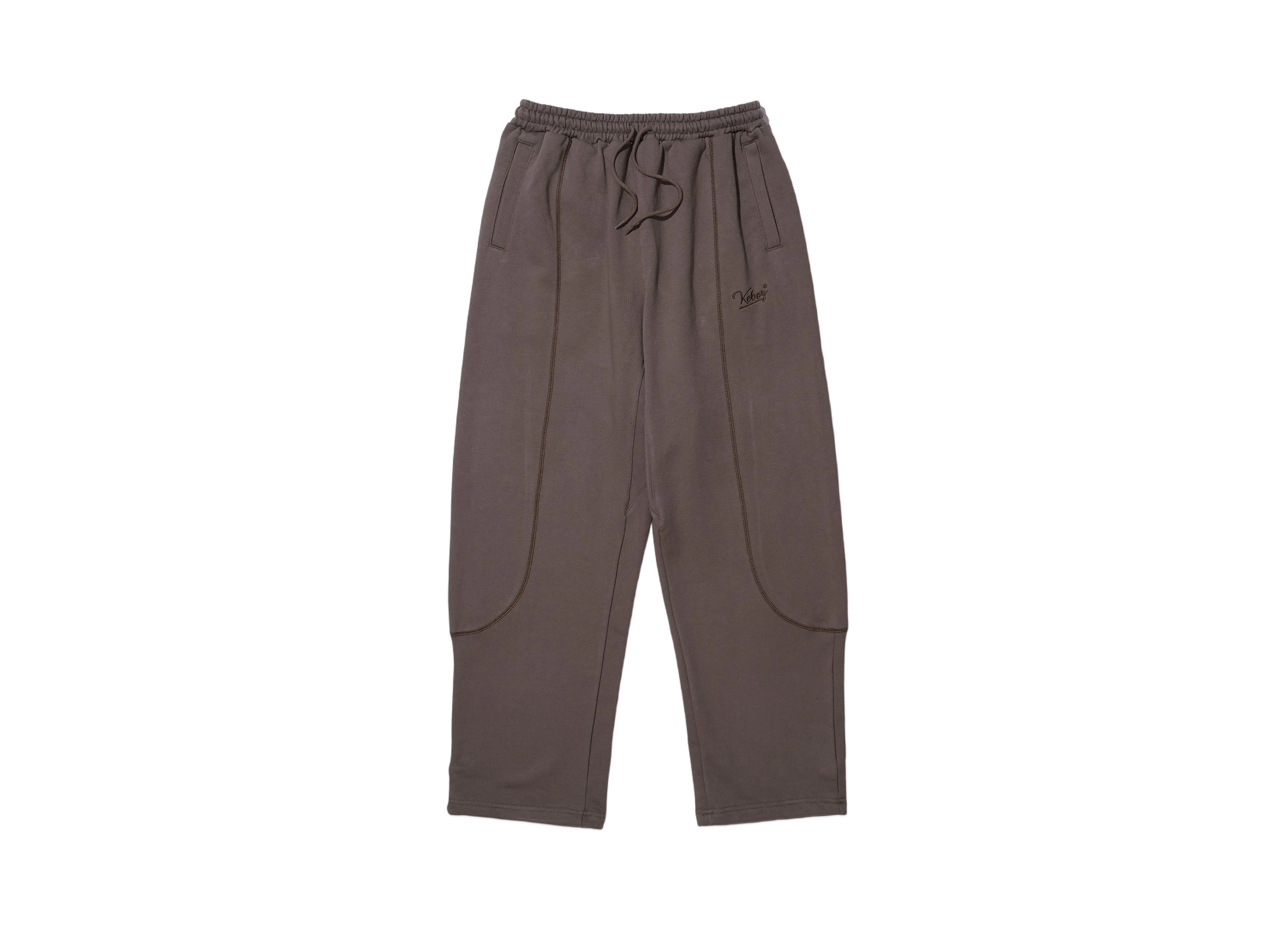 KEBOZ Ball Stitch Sweat Pants "Walnut"