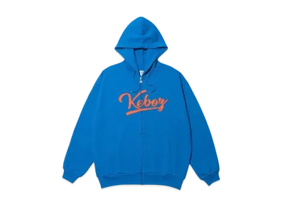 KEBOZ Icon Logo Sweat Full Zip Hoodie "Cerulean"