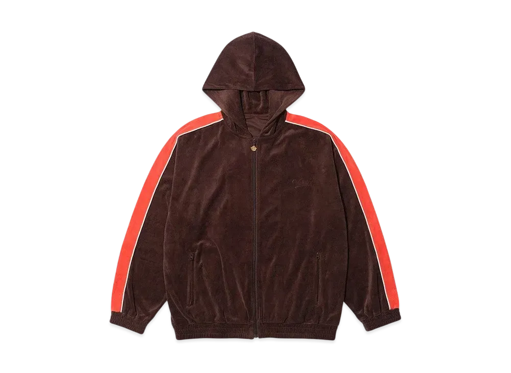 KEBOZ Velour Hoodie "Brown"