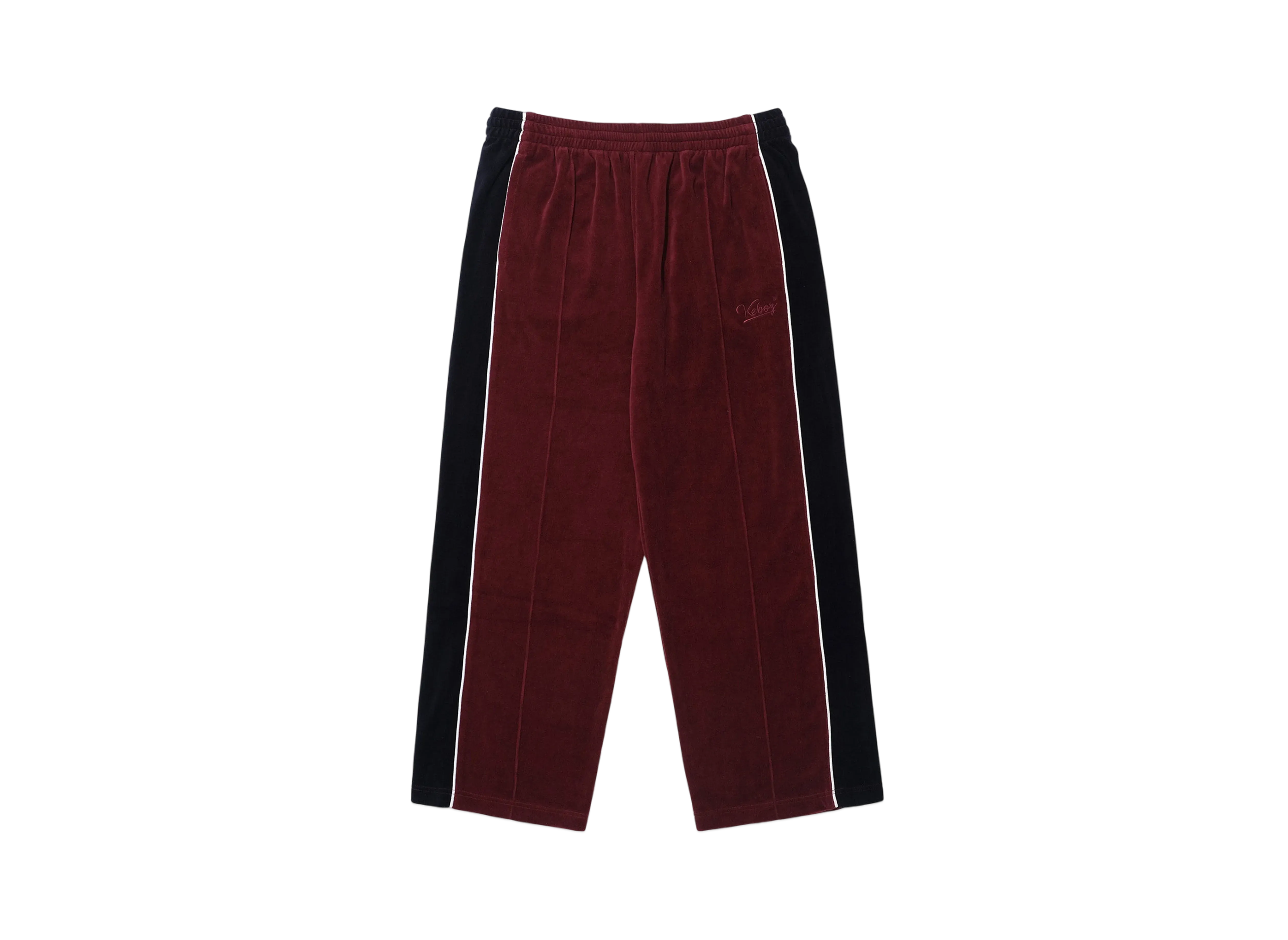 KEBOZ Velour Pants "Burgundy"