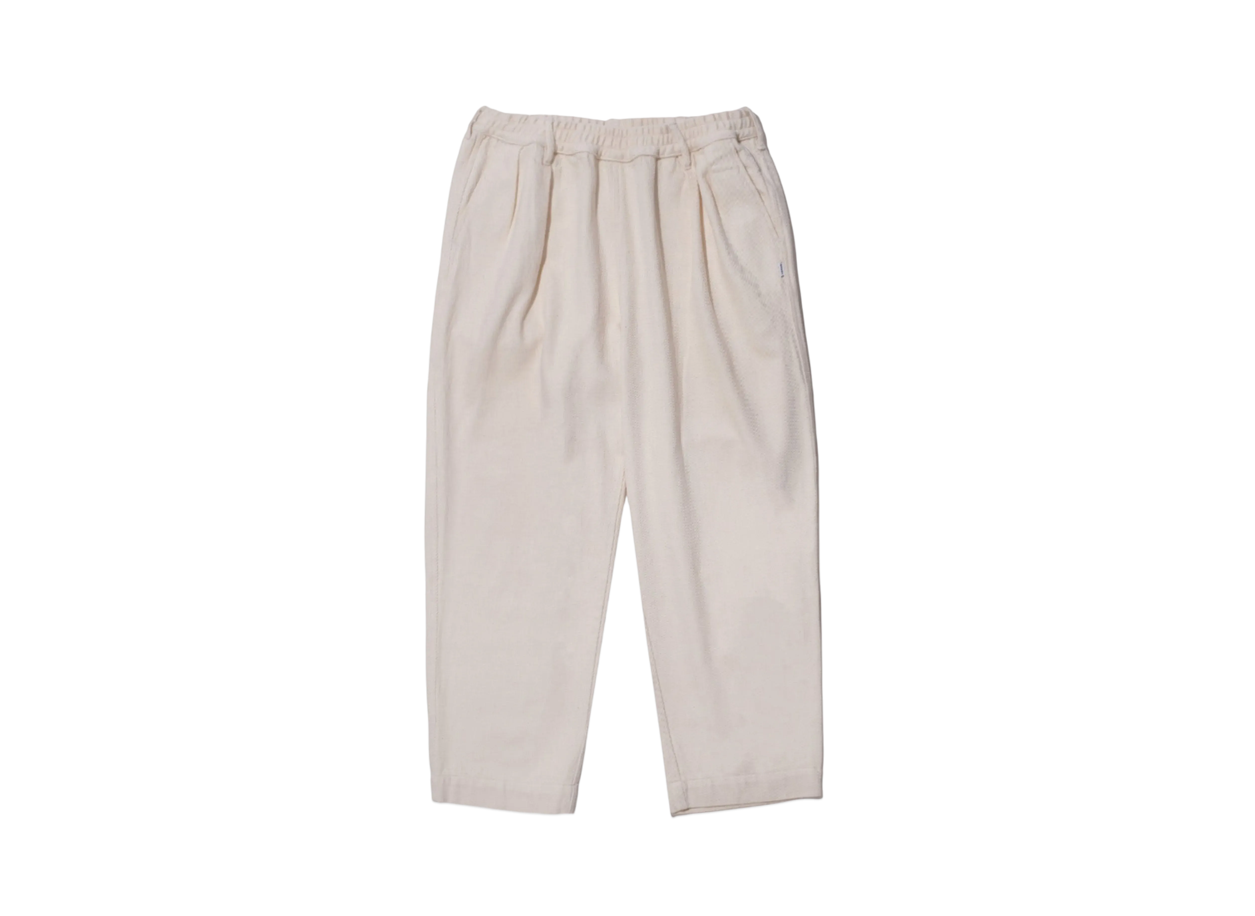 KEBOZ Soft Denim Easy Pants "Off White"