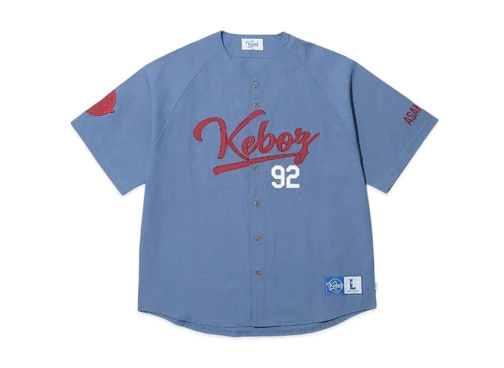 KEBOZ Classic Baseball Shirt "Slate Blue"